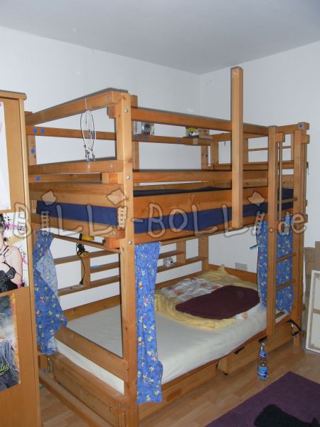 Двухъярусная кровать из ели (Категория: Двухъярусная кровать б/у)