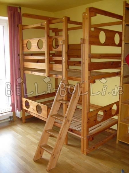 Bunk bed with high outer feet (Category: second hand loft bed)