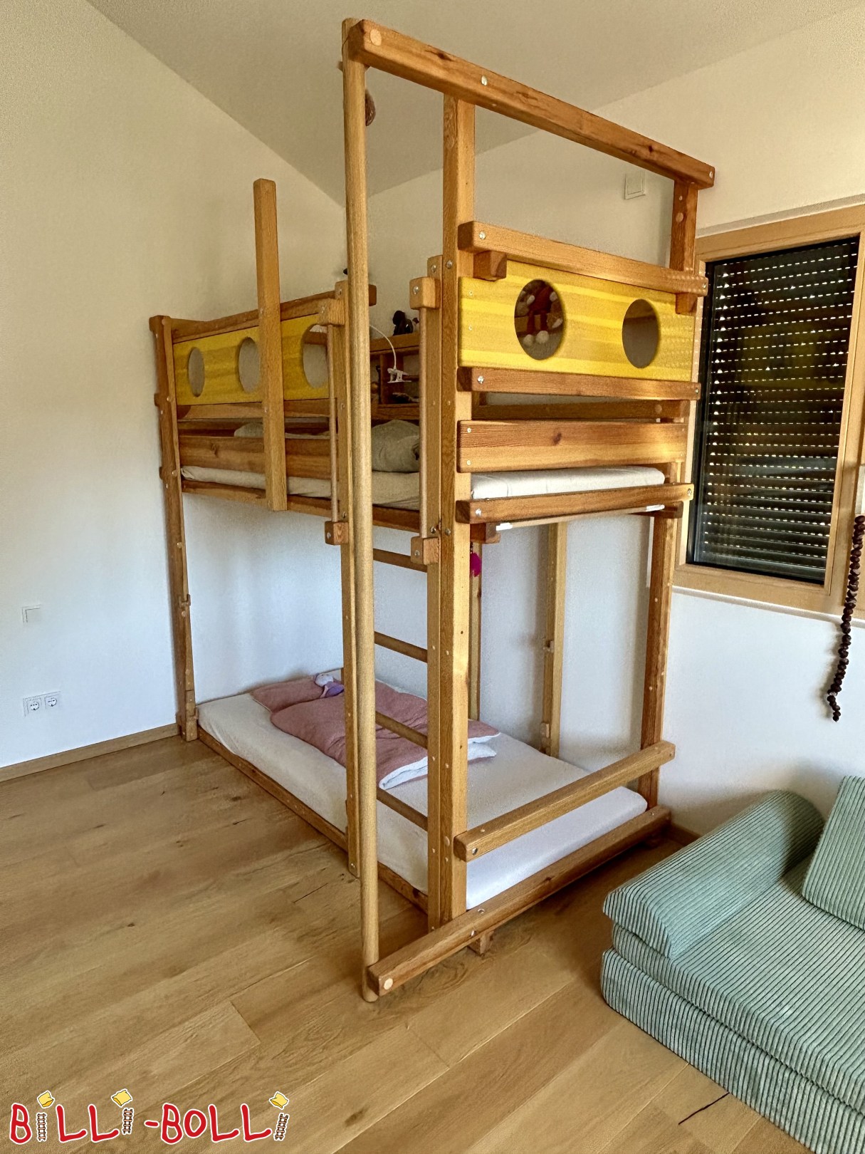 Ad 5762: Bunk bed with optional safety rails, fireman’s pole and other accessories Bunk bed with optional safety rails, fireman’s pole and other accessories (Category: Bunk Bed pre-owned)