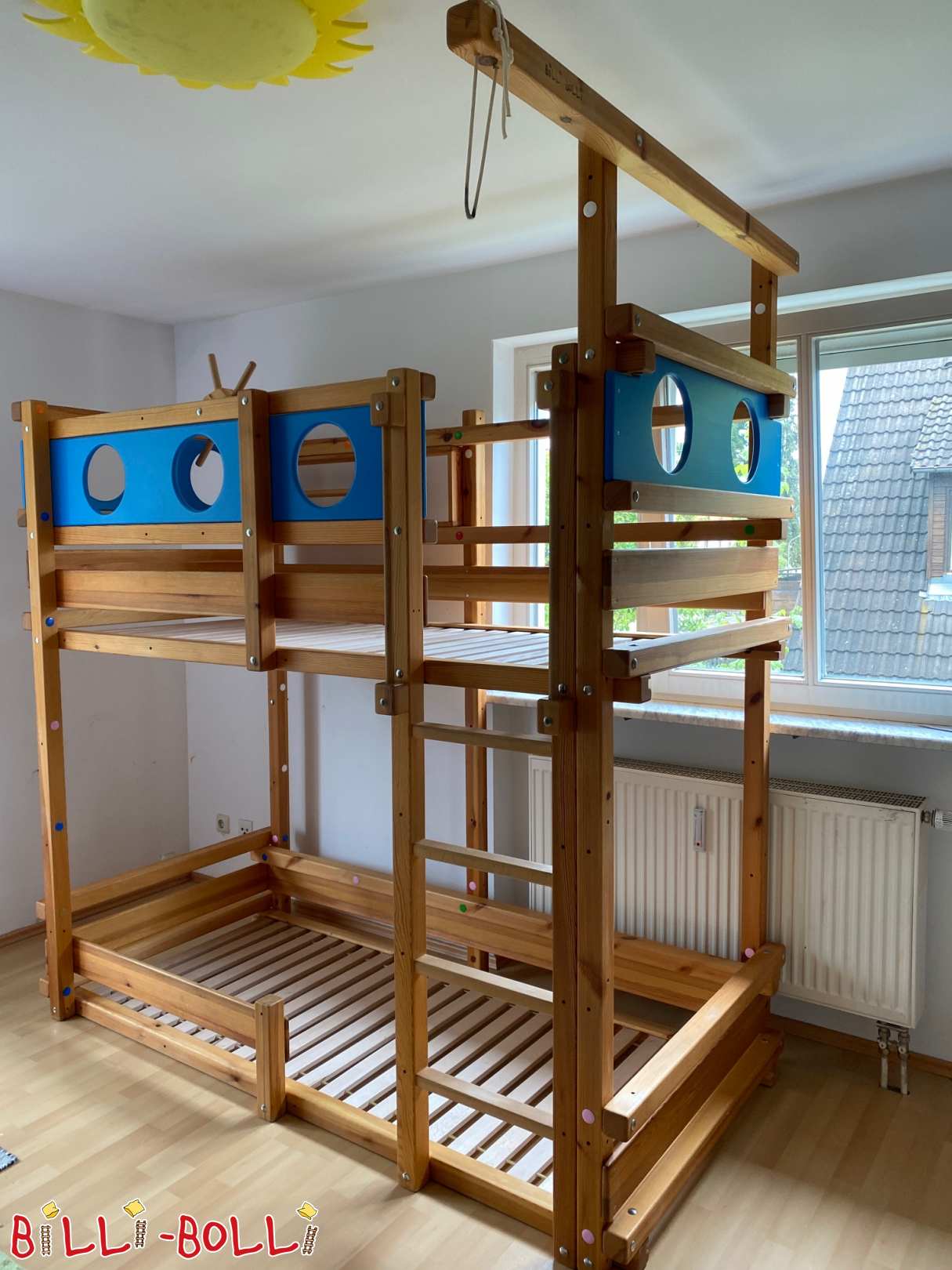 Emeletes ágy kalóz megjelenéssel 2 gyermek részére (München) (Kategória: Emeletes ágy használt)