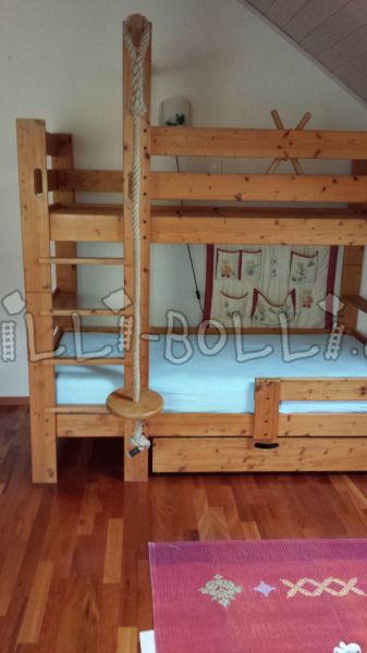 Dviaukštės lovos modelis "šaudymo žvaigždė" (Kategorija: Naudojama dviaukštė lova)