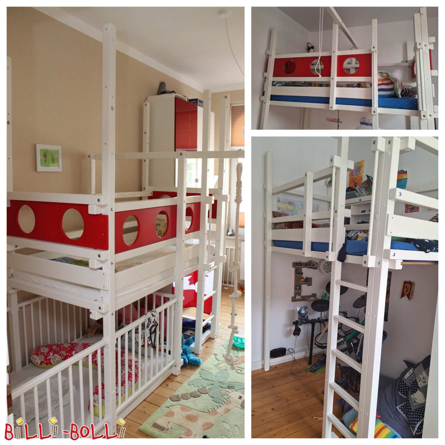 Bunk bed-laterally offset with conversion set to two bunk beds (Category: Bunk Bed Laterally Staggered pre-owned)