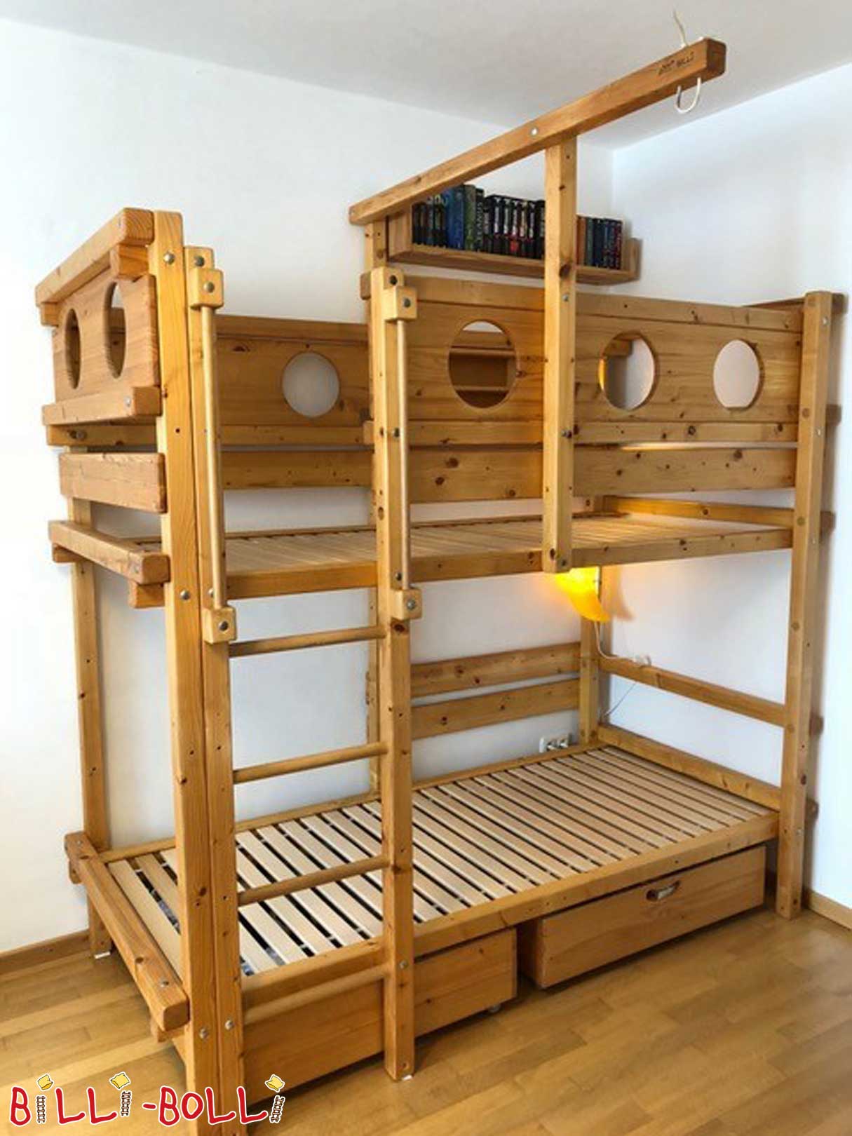 Bunk bed-sided-offset (Category: second hand bunk bed)