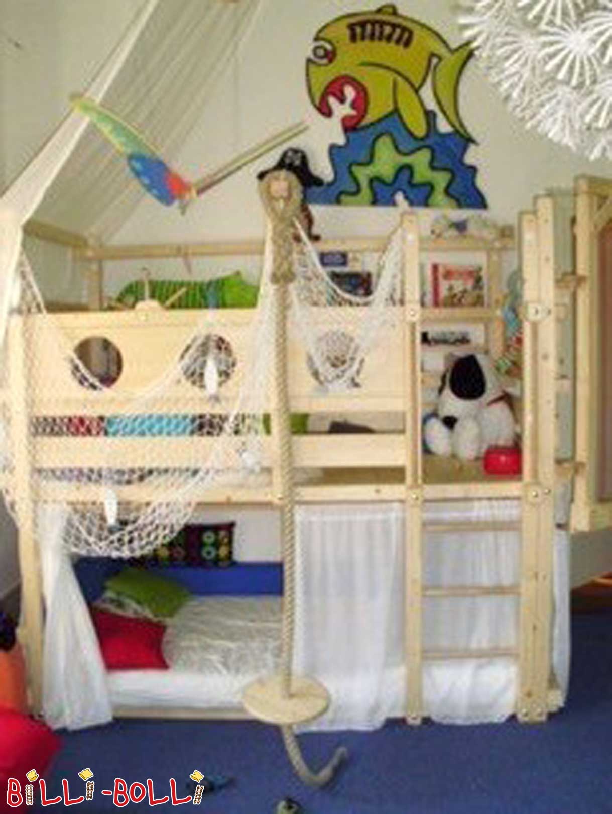 Bunk bed, variant for smaller children (Category: second hand loft bed)