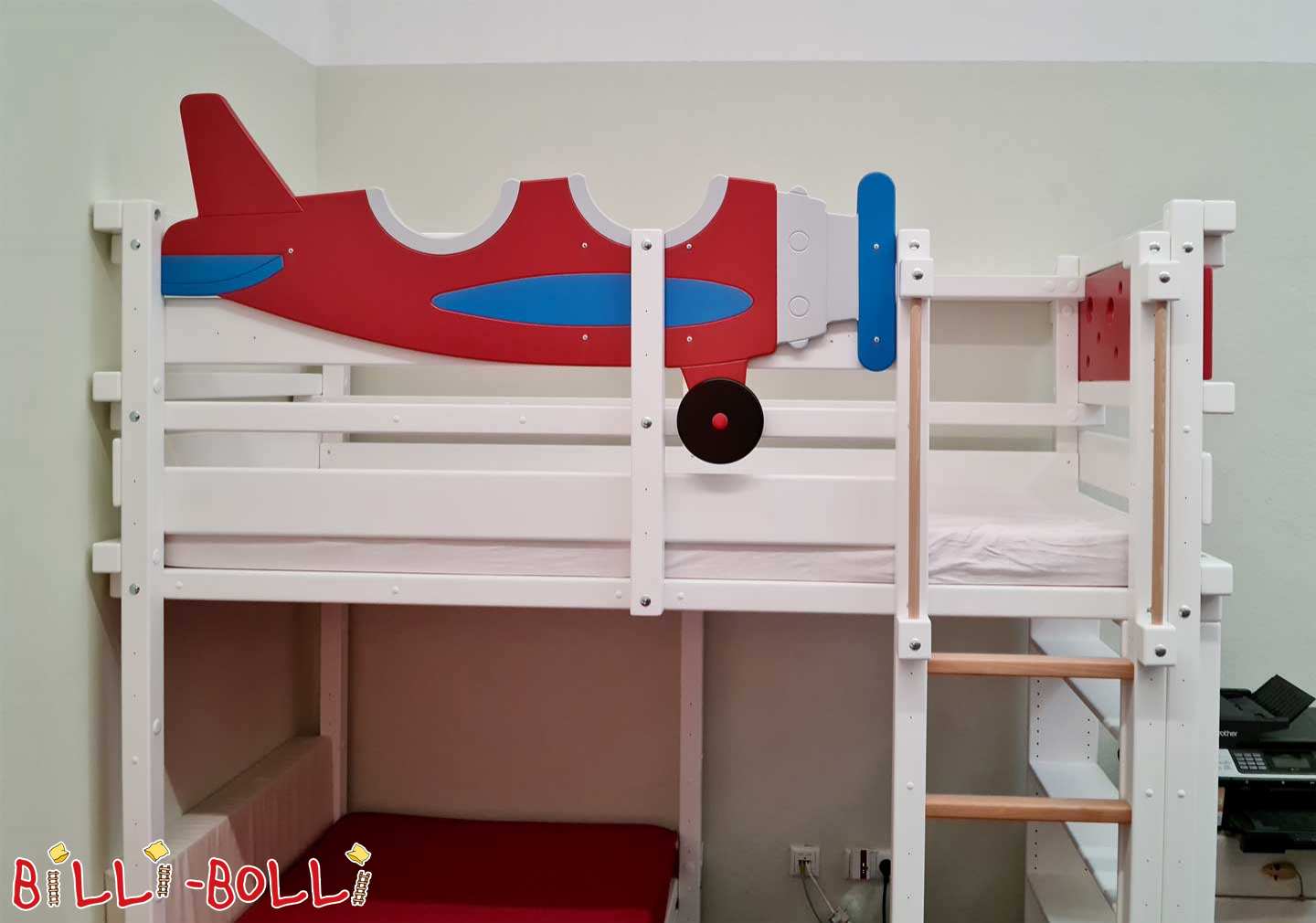 Airplane theme board for bed with mattress length 200 (Category: second hand kids’ furniture)