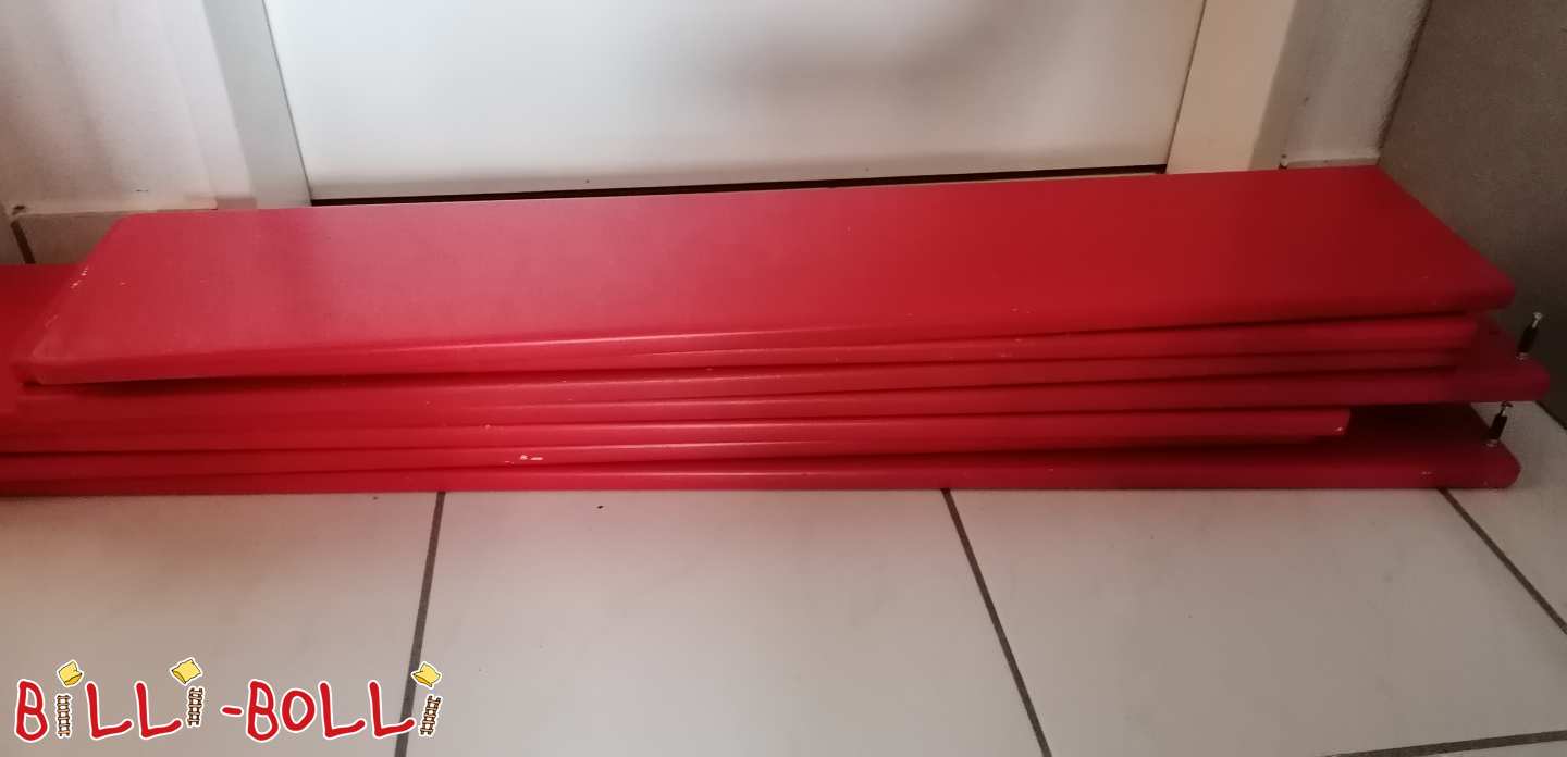 Grote Billi-Bolli plank, rood. (Categorie: Toebehoren/uitbreidingsonderdelen gebruikt)