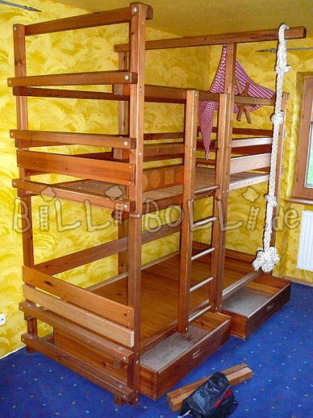 गुलिबो एडवेंचर बंक बेड (कोटि: मचान बिस्तर का इस्तेमाल किया)