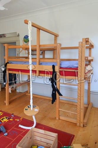 Pola visine bukovog kreveta (Kategorija: Korišten krevet u potkrovlju)