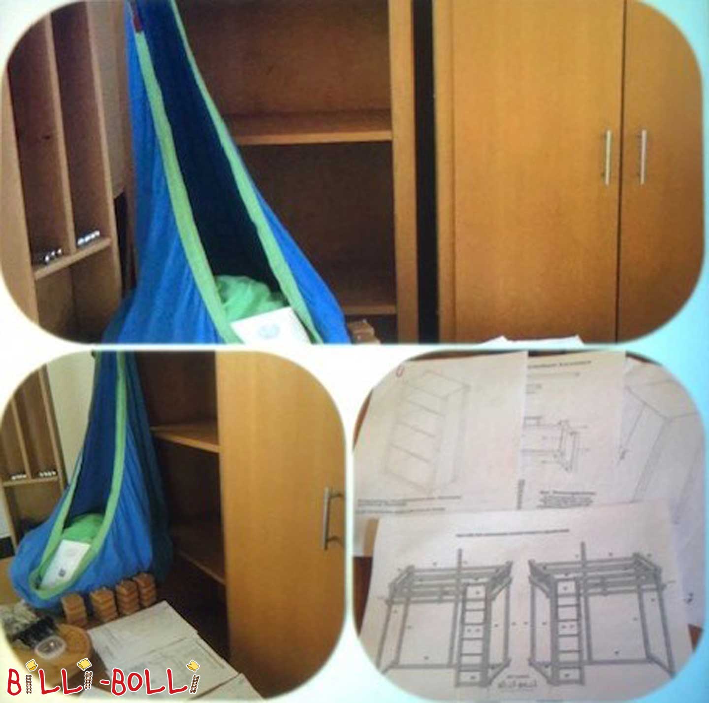 Leaba lochta - wardrobe - seilf (Catagóir: Leaba lochta ag teastáil)