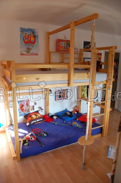 Loft bed made of spruce (Category: second hand loft bed)