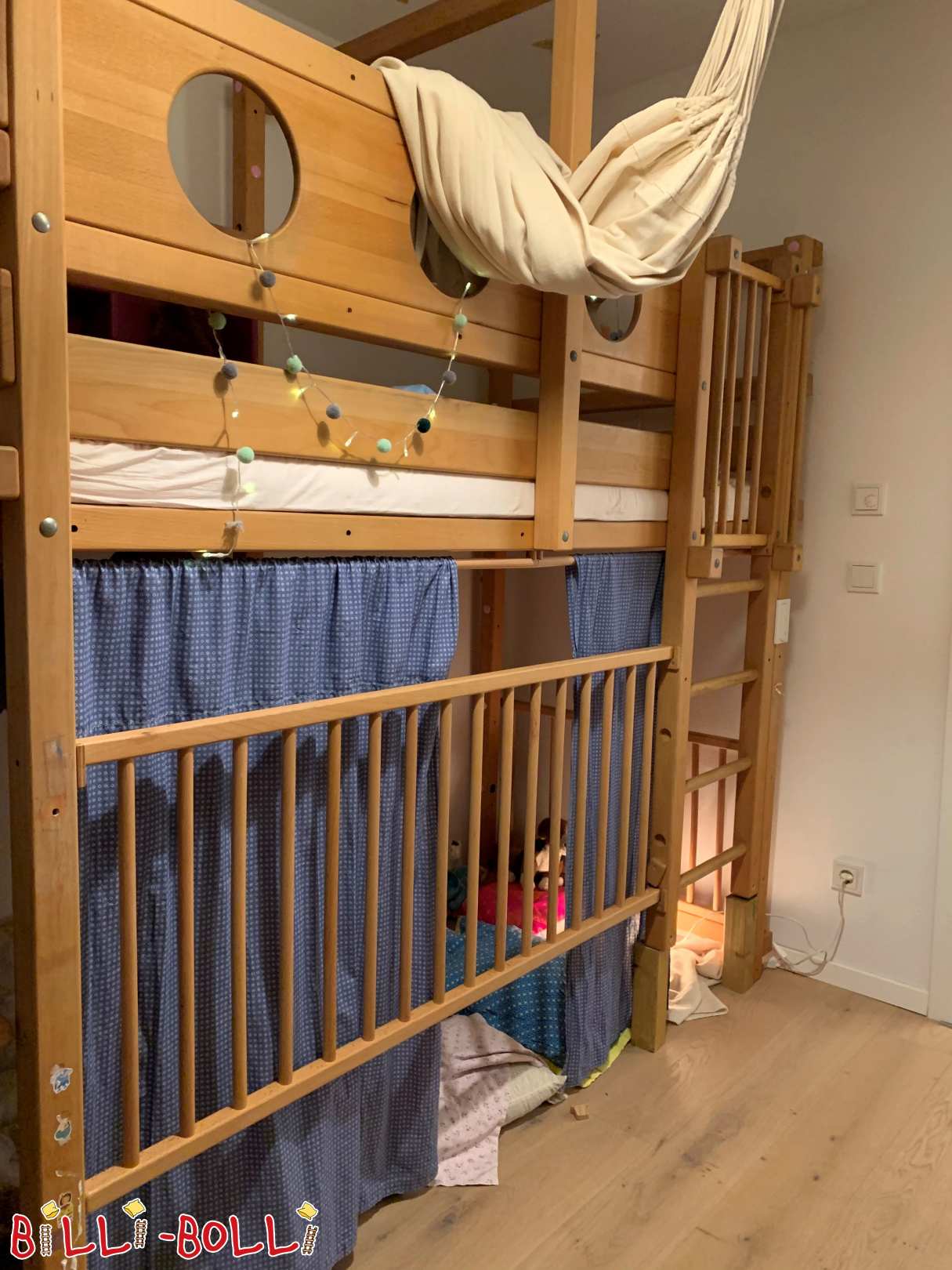 Loft bed, fagu oiled f'Seeshaupt (Kategorija: Sodda loft meħtieġa)