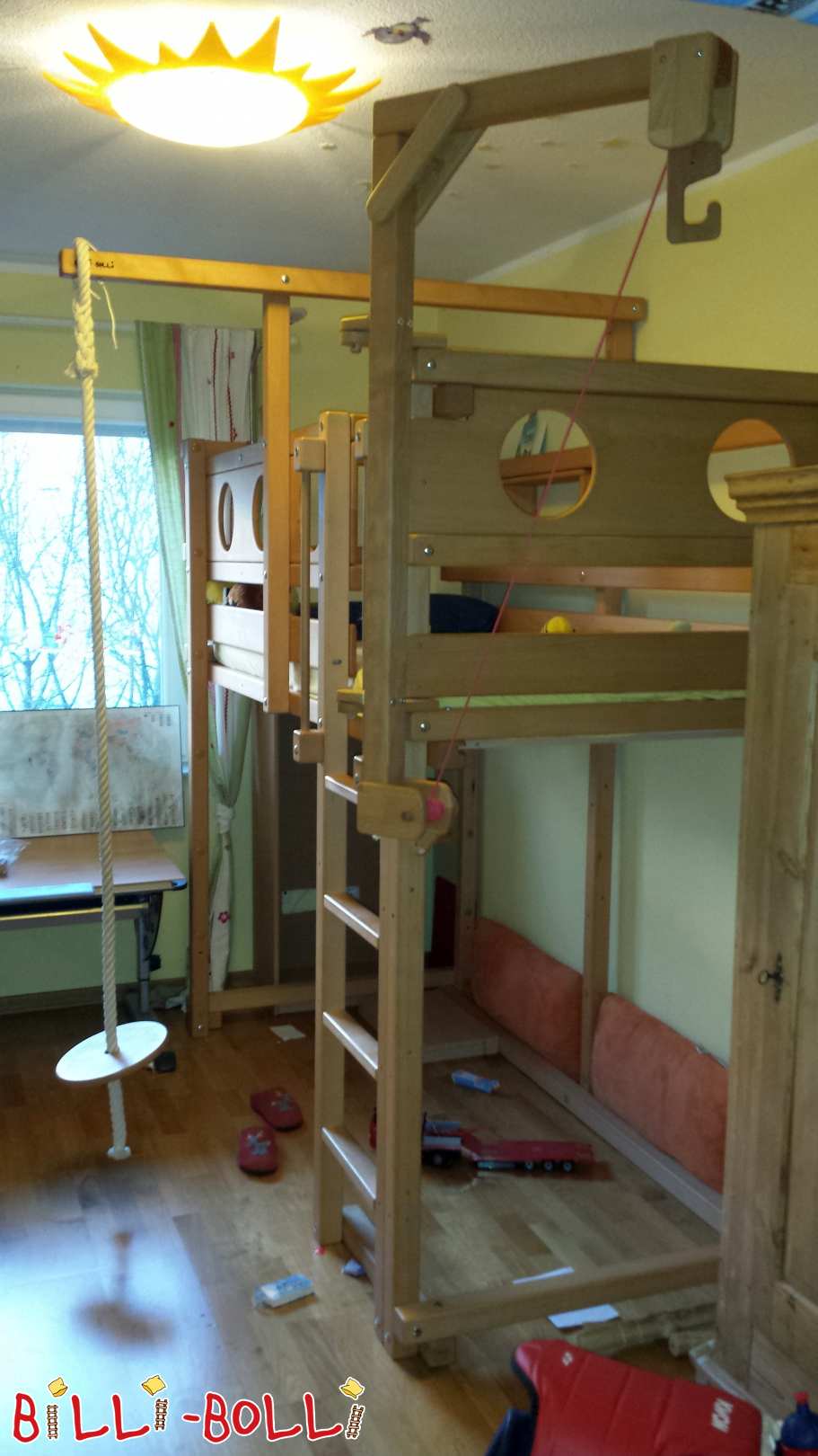 Loft bed beech oiled in Wiesbaden (Category: second hand loft bed)