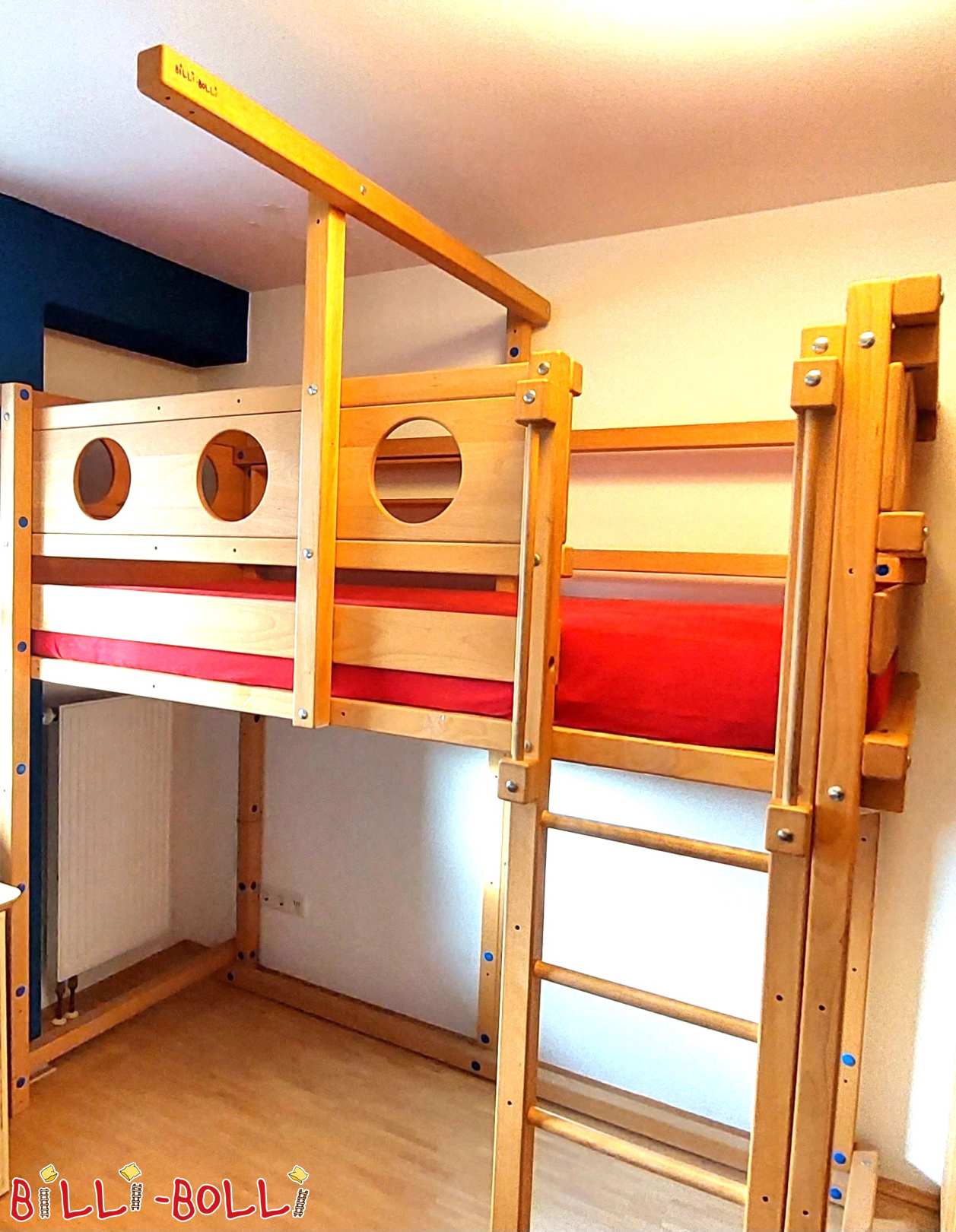 Loft bed in beech tree with pirate decoration, southern district of Munich (Category: Youth Loft Bed pre-owned)