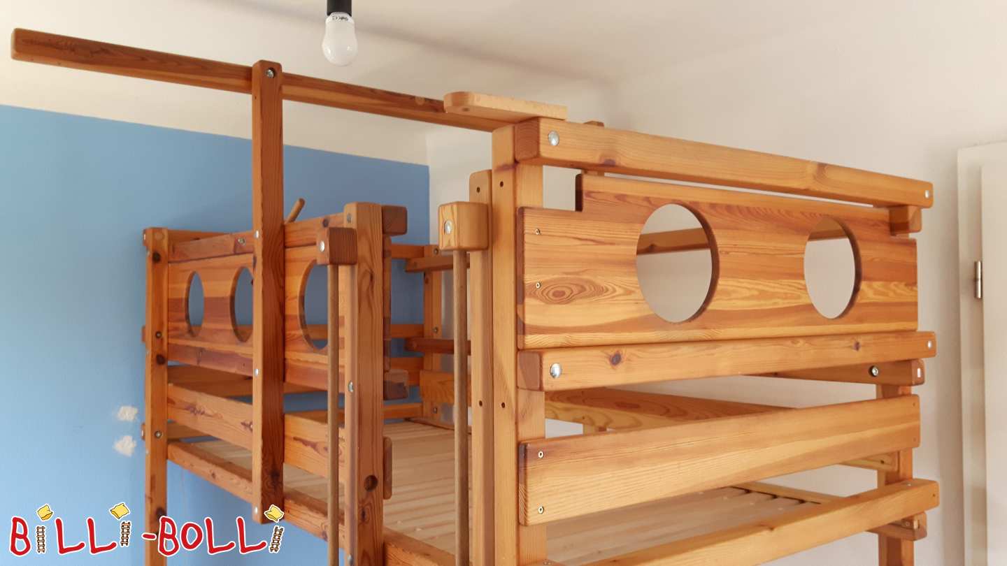 Loft bed fl-arżnu oiled, 100 x 200 ċm f'Tübingen (Kategorija: Sodda loft meħtieġa)