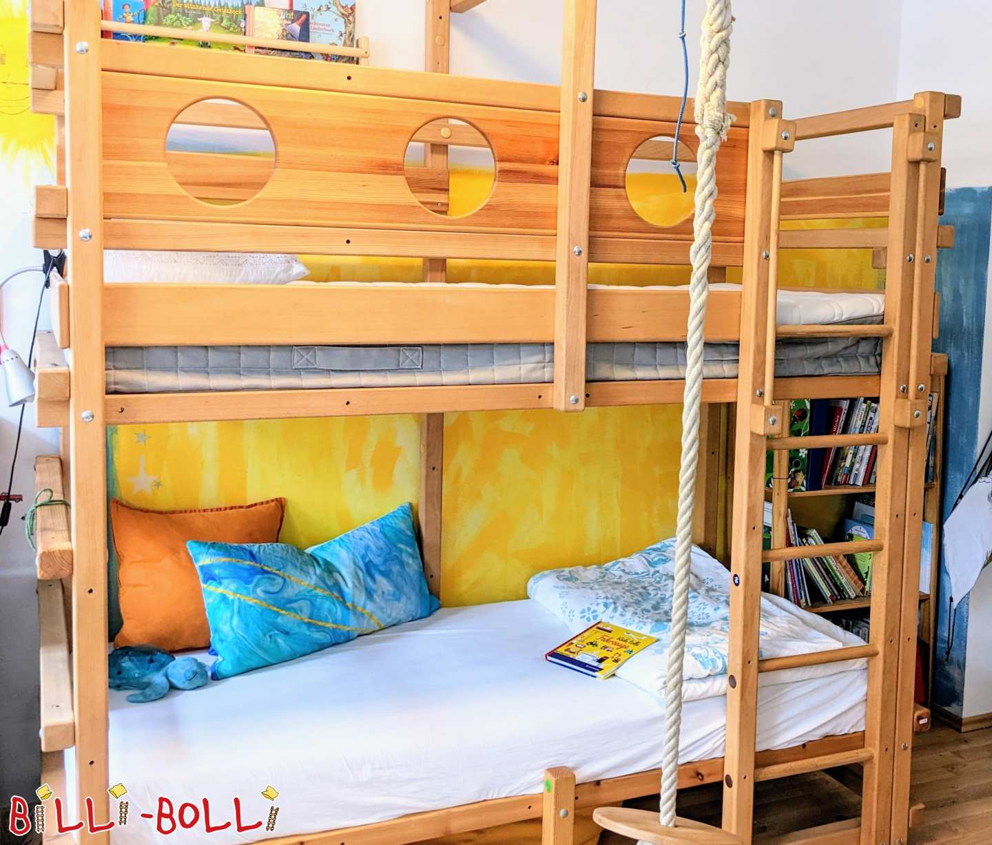 बंक बेड या ओवर-कॉर्नर या साइड-ऑफसेट के विकल्प के साथ मचान बिस्तर (श्रेणी: चारपाई बिस्तर का इस्तेमाल किया)