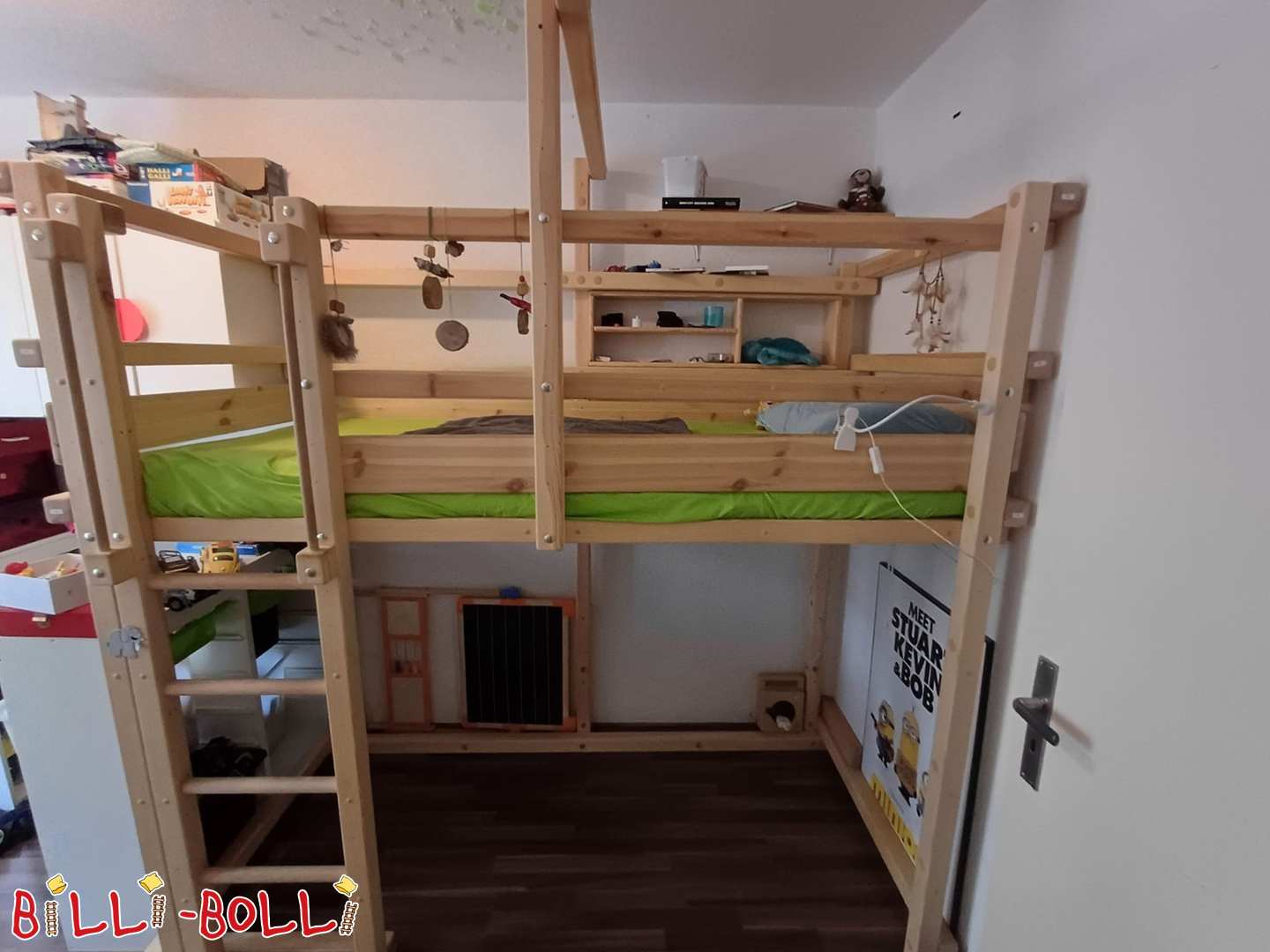 Loft bed that grows with the child - 90x200 cm - Karlsruhe (Category: Loft Bed Adjustable by Age pre-owned)