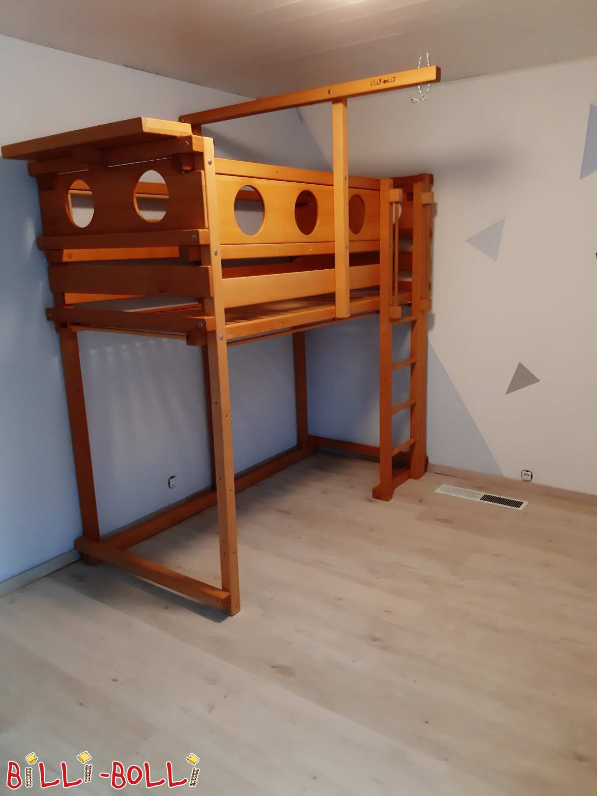 Podkrovná posteľ, ktorá rastie spolu s dieťaťom, olejovaný buk s množstvom príslušenstva v 38162 Cremlingen (Kategória: Podkrovná posteľ, ktorá rastie spolu s dieťaťom)