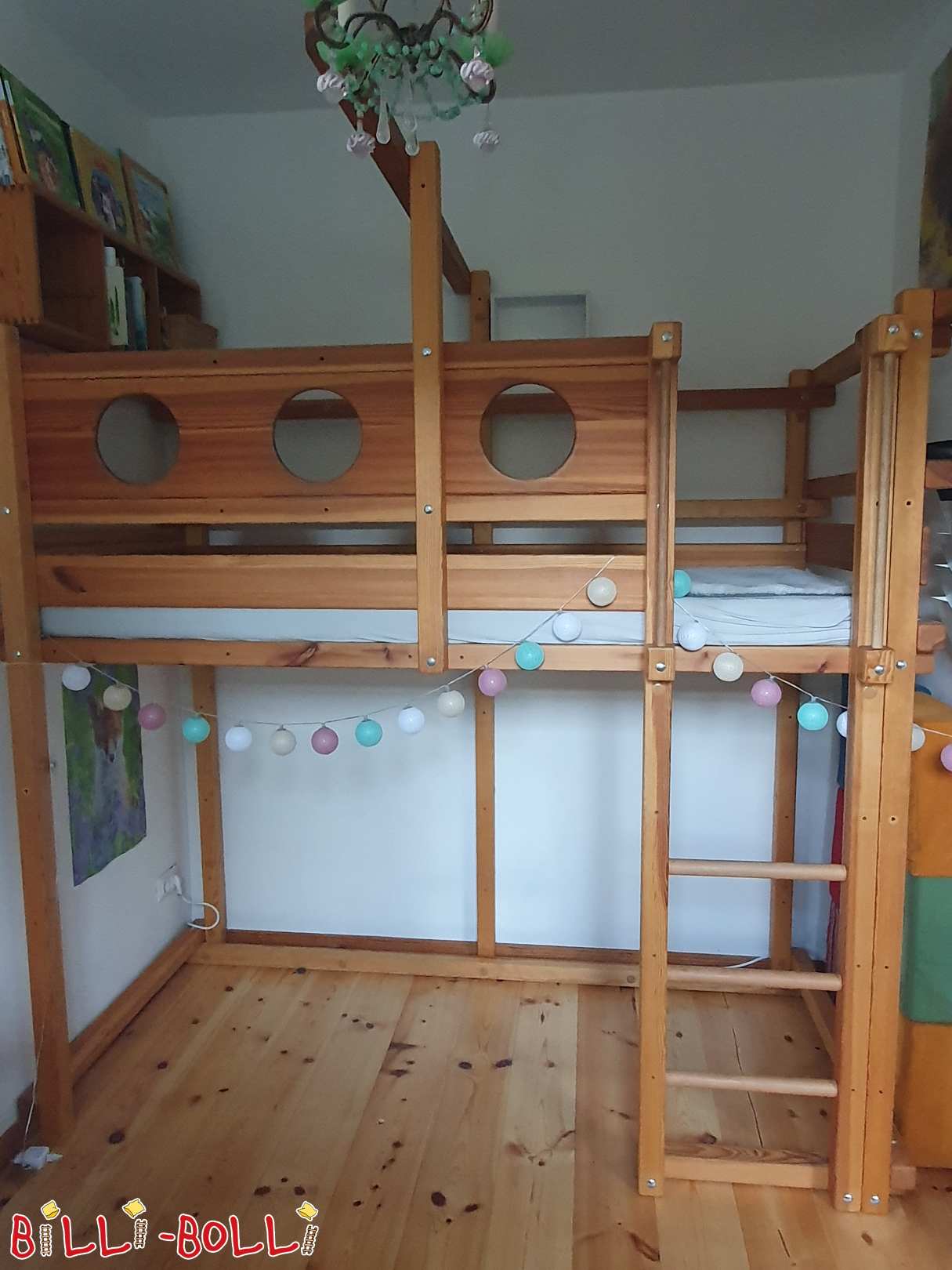 Łóżko na poddaszu rosnące z sosną z łóżkami piętrowymi pod Berlinem (Kategoria: Łóżko na poddaszu rośnie wraz z dzieckiem used)