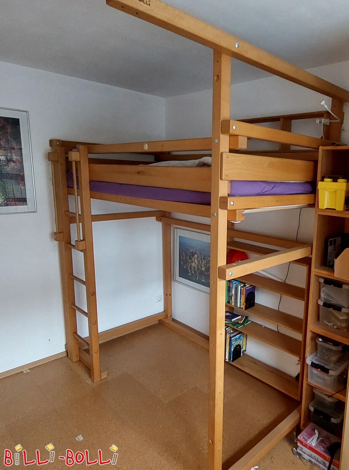 Publicidade 7073: Cama alta que cresce com a criança, com viga de guindaste, 100 x 200 cm, faia, oleada-vermelha. Cama alta que cresce com a criança, com viga de guindaste, 100 x 200 cm, faia, oleada-vermelha. (Categoria: Cama alta que cresce com a criança usada)