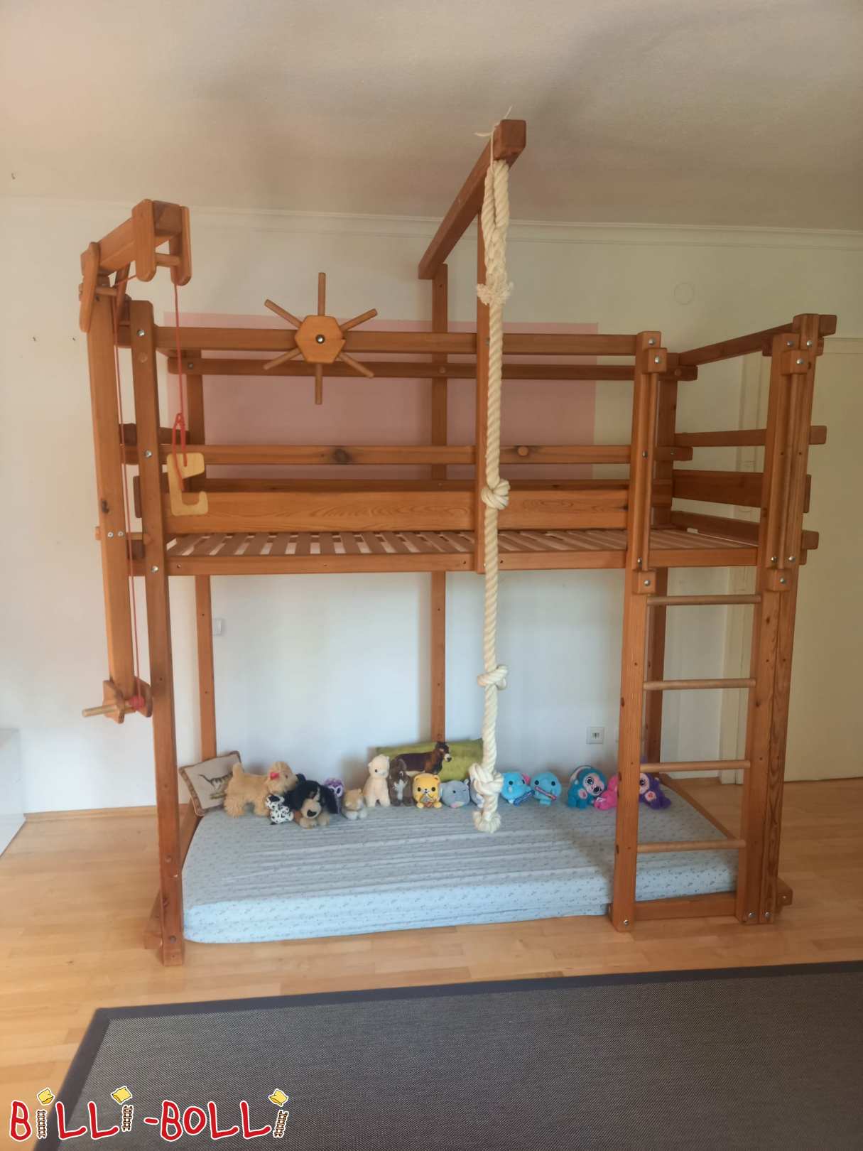 Cama alta que cresce com a criança com acessórios (Nuremberga/Erlangen) (Categoria: Cama alta que cresce com a criança usada)