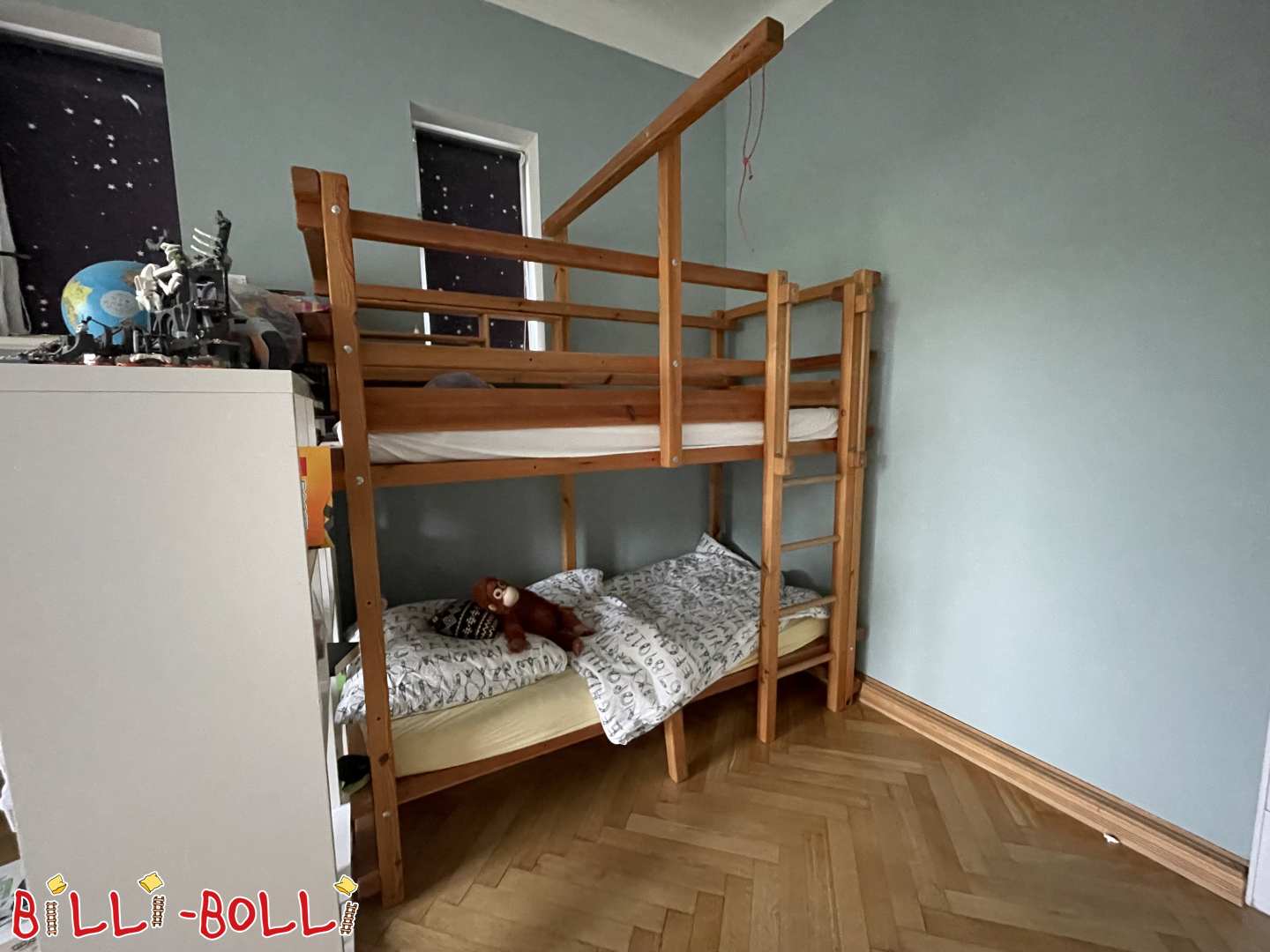 Vysoká posteľ rastúca s dieťaťom + rozšírenie poschodovej postele (Kategória: Vysoká posteľ rastúca s dieťaťom used)