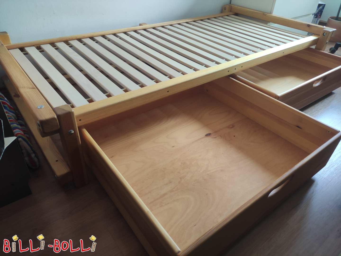 Youth bed with bed drawers type A (Erfurt) - also base for loft bed (Category: Low Youth Beds pre-owned)