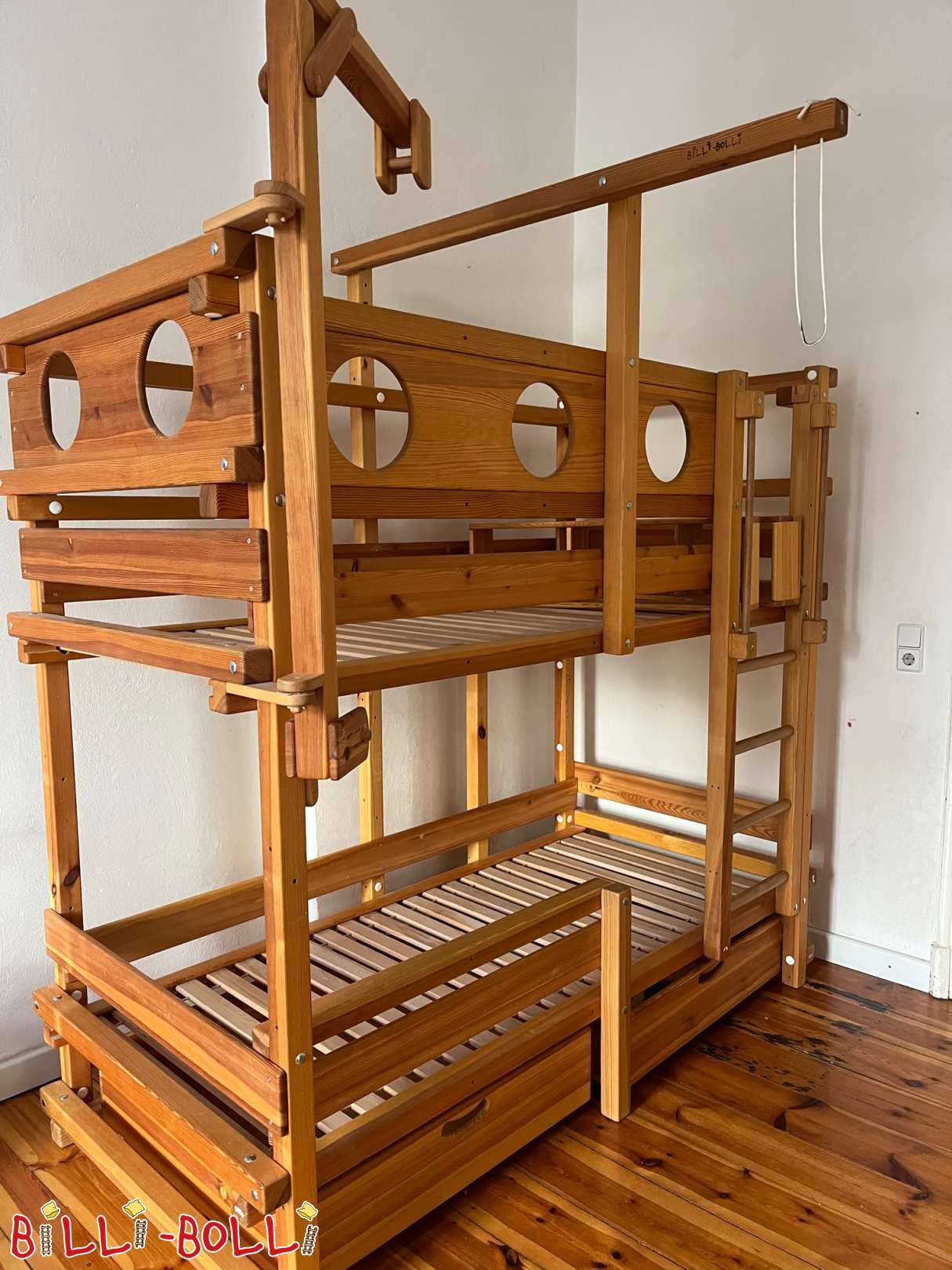 Łóżko piętrowe z bramką dla dziecka i wieloma akcesoriami, Berlin (Kategoria: Łóżko piętrowykorzystaliśmy)