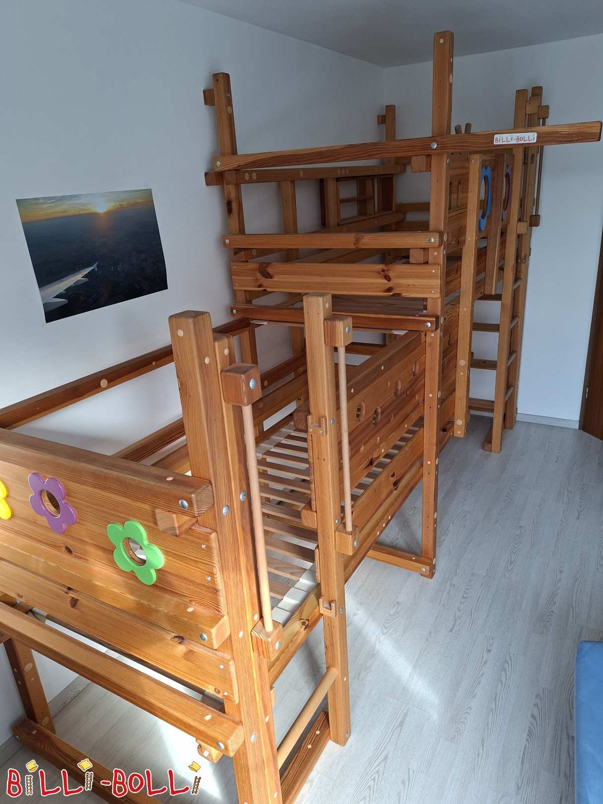 Cama crescente de dois tampos deslocada para o lado (zona Reno-Meno) (Categoria: Beliches de dois níveis usados)