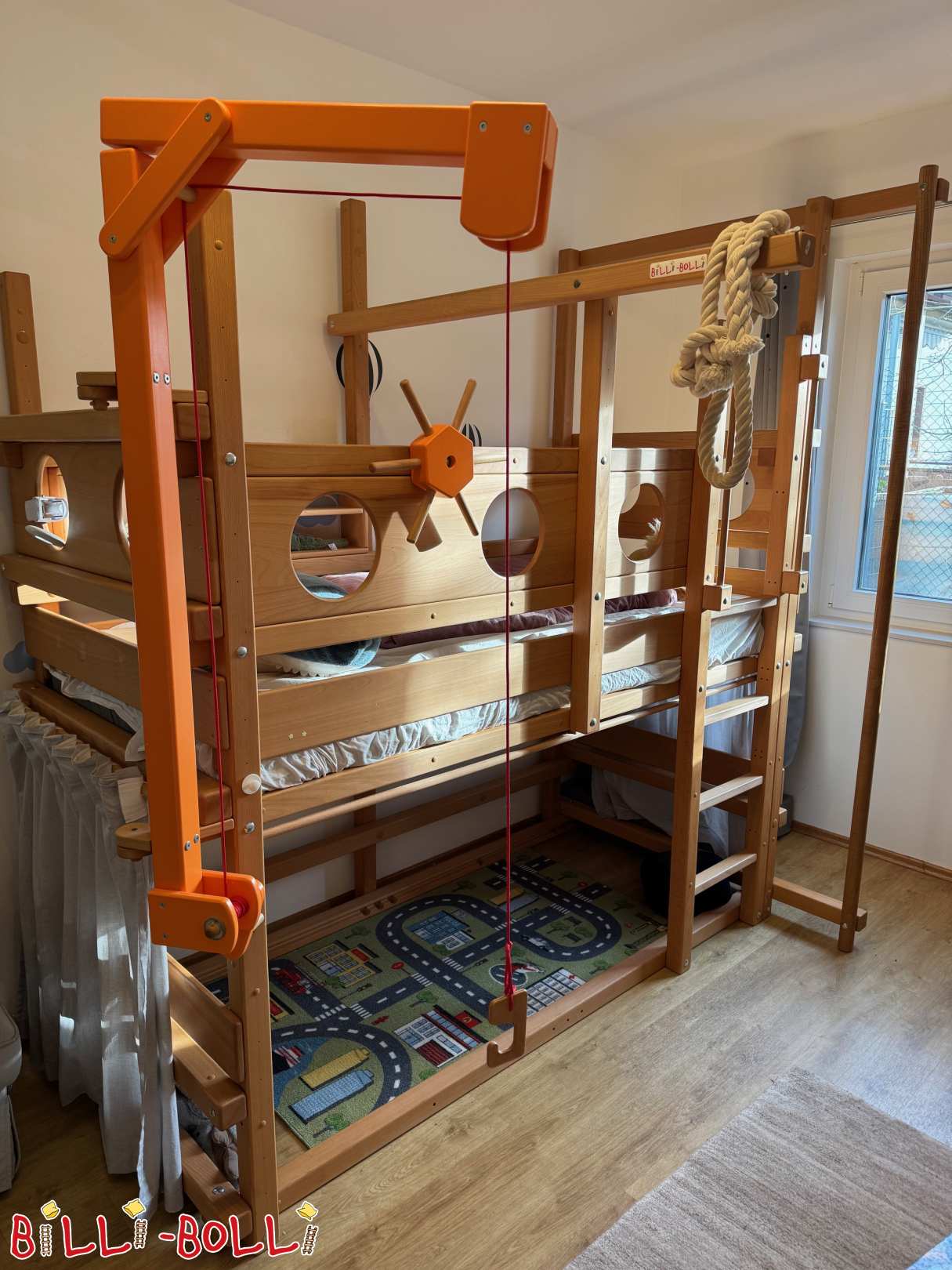 Llit apilable extensible d'alzina oliada a Frankfurt/Eschborn (Categoria: llits apilables de segona mà)