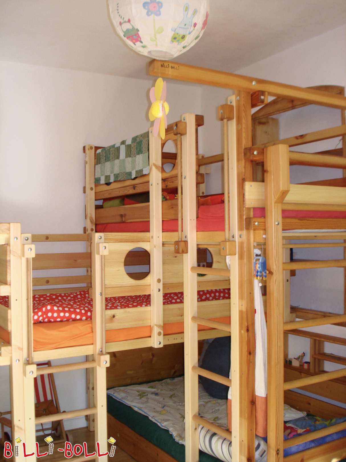 Weimar'da büyüyen çatı katı yatağı + dönüşüm seti Her iki yataklı yatak (Kategori: Çocukla birlikte büyüyen çatı katı yatağı kullanılmış)