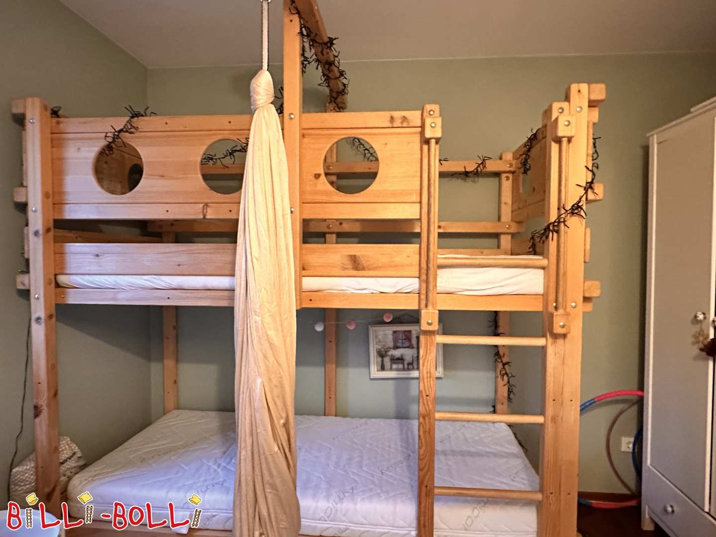 Litera evolutiva de 90 x 200 cm (Categoría: Cama alta ajustable a la edad de segunda mano)