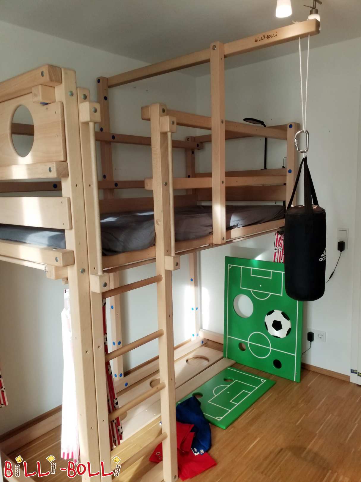 Kasvava lapsega kaasas kasvav kõrge voodi, pöök, 90x200 cm (Kategooria: Lapsega koos kasvav kõrgvoodi kasutatud)