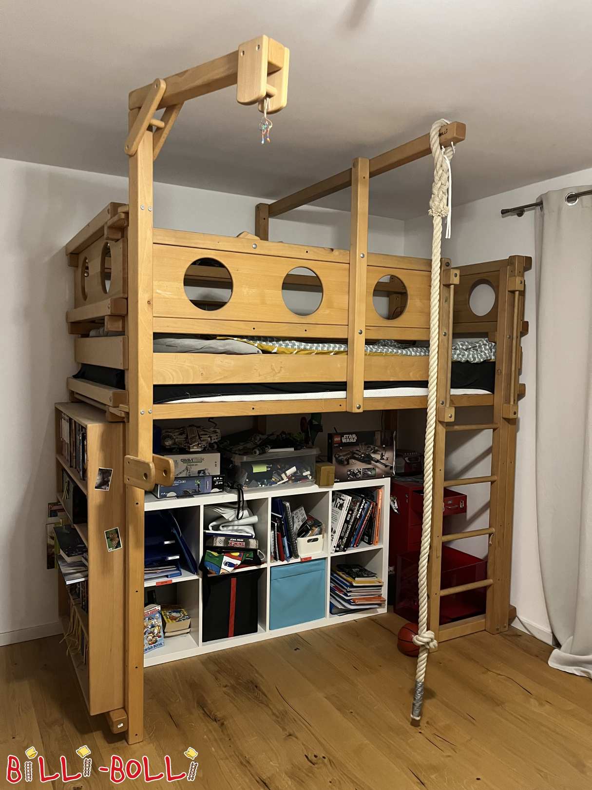 Geölte Buche Loftbett dat mat Iech wiisst (Kategorie: Loftbett wiisst mat Iech benotzt)