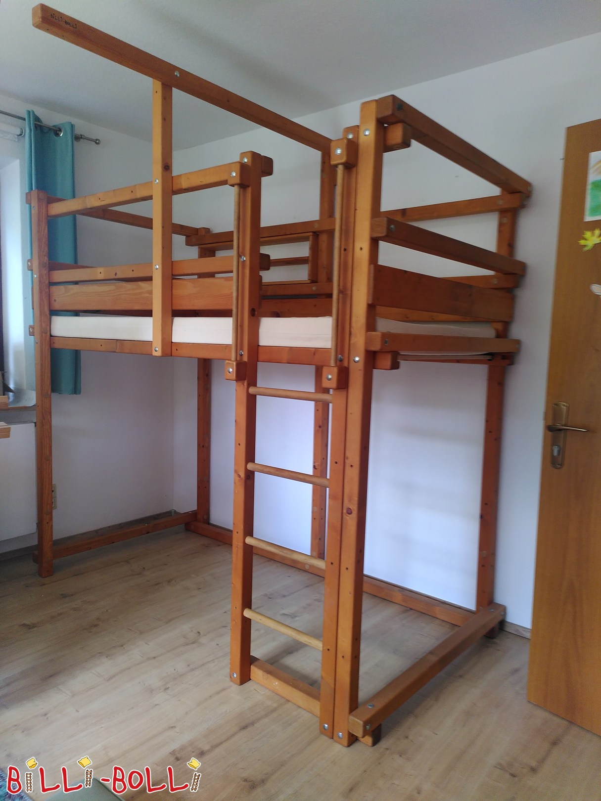Oiled spruce bunk bed that grows with the child (Category: Loft Bed Adjustable by Age pre-owned)