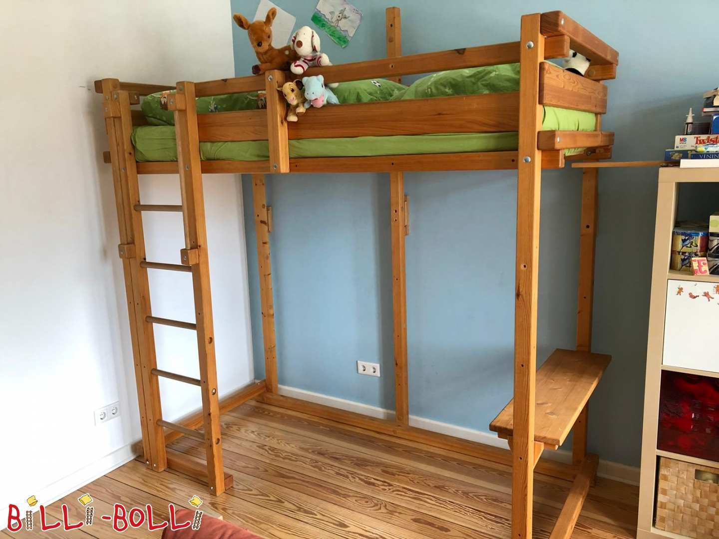 ကြီးထွားလာသော spruce loft bed, oil-wax treatment, 2008, good condition (အမျိုးအစား- စာသင်ခန်းများ လိုအပ်သည်။)