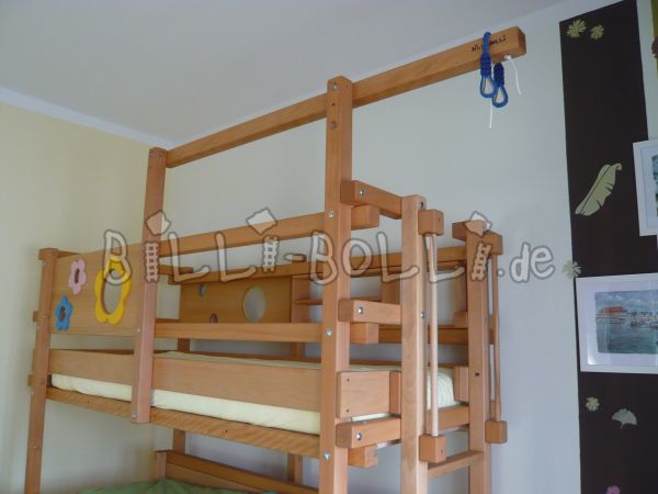 Growing loft bed in beech (Category: second hand loft bed)