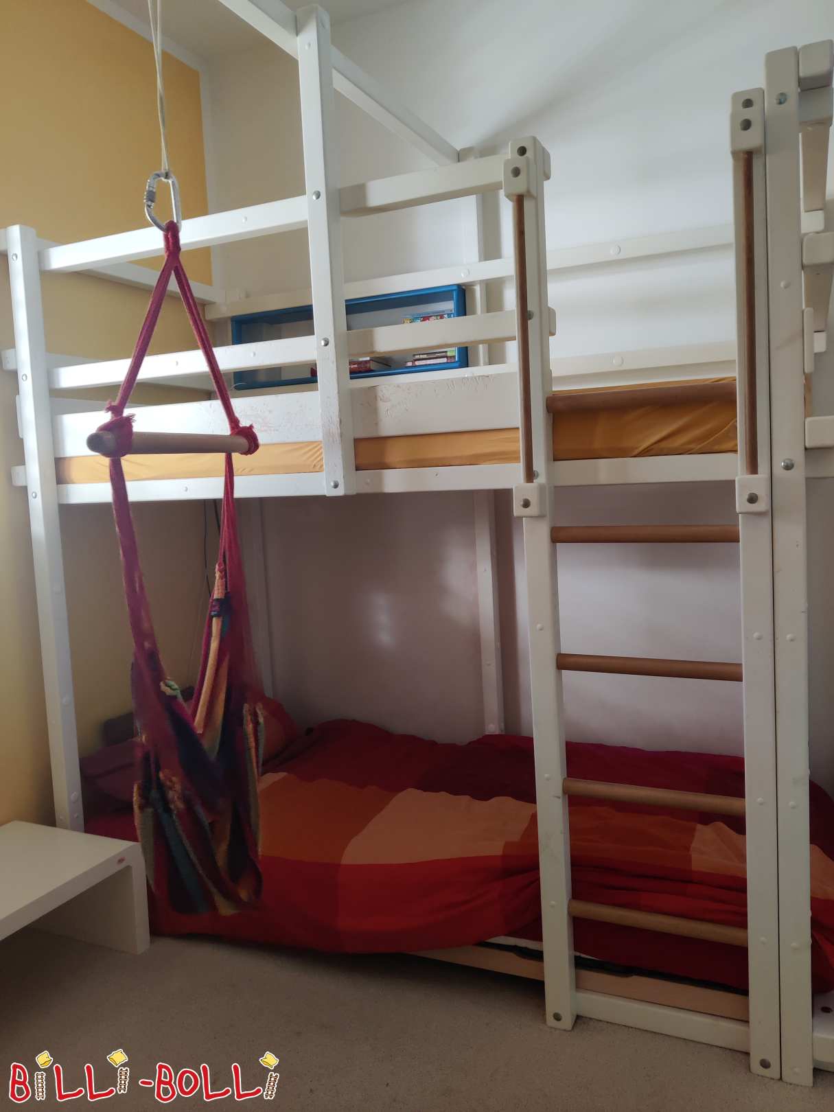 मचान बिस्तर जो सफेद में बच्चे के साथ बढ़ता है / बर्लिन के पास (श्रेणी: मचान बिस्तर जो बच्चे के साथ बढ़ता है प्रयुक्त)
