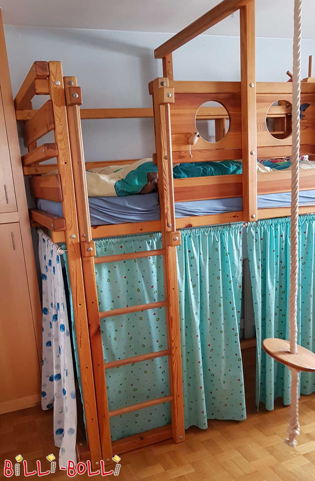 Loftbett dat mat Iech wiisst inklusiv Konversiounssets (Kategorie: Loft Bett néideg)