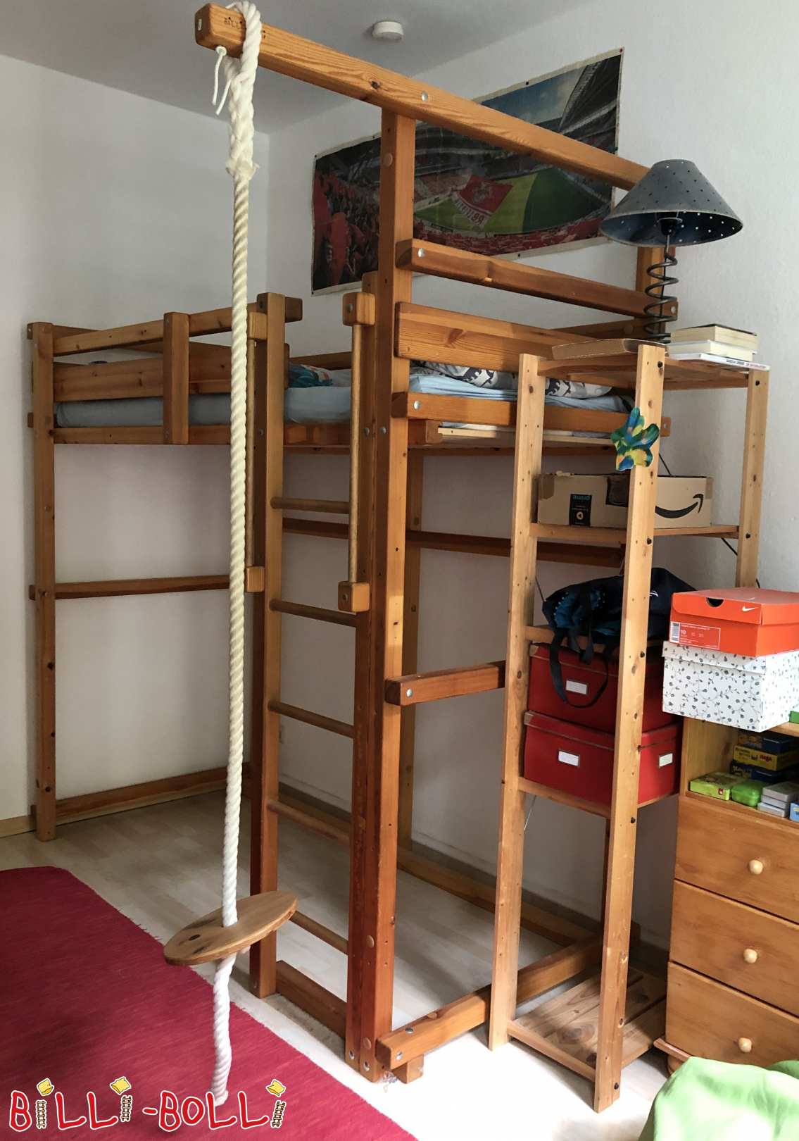 Cultivo de pinheiro loft bed (oleado), em Leipzig (Categoria: Cama alta usada)