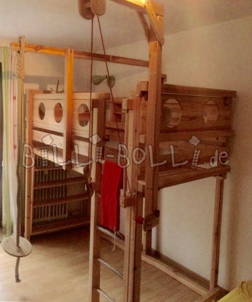 Growing loft bed, jaw untreated (Category: second hand loft bed)