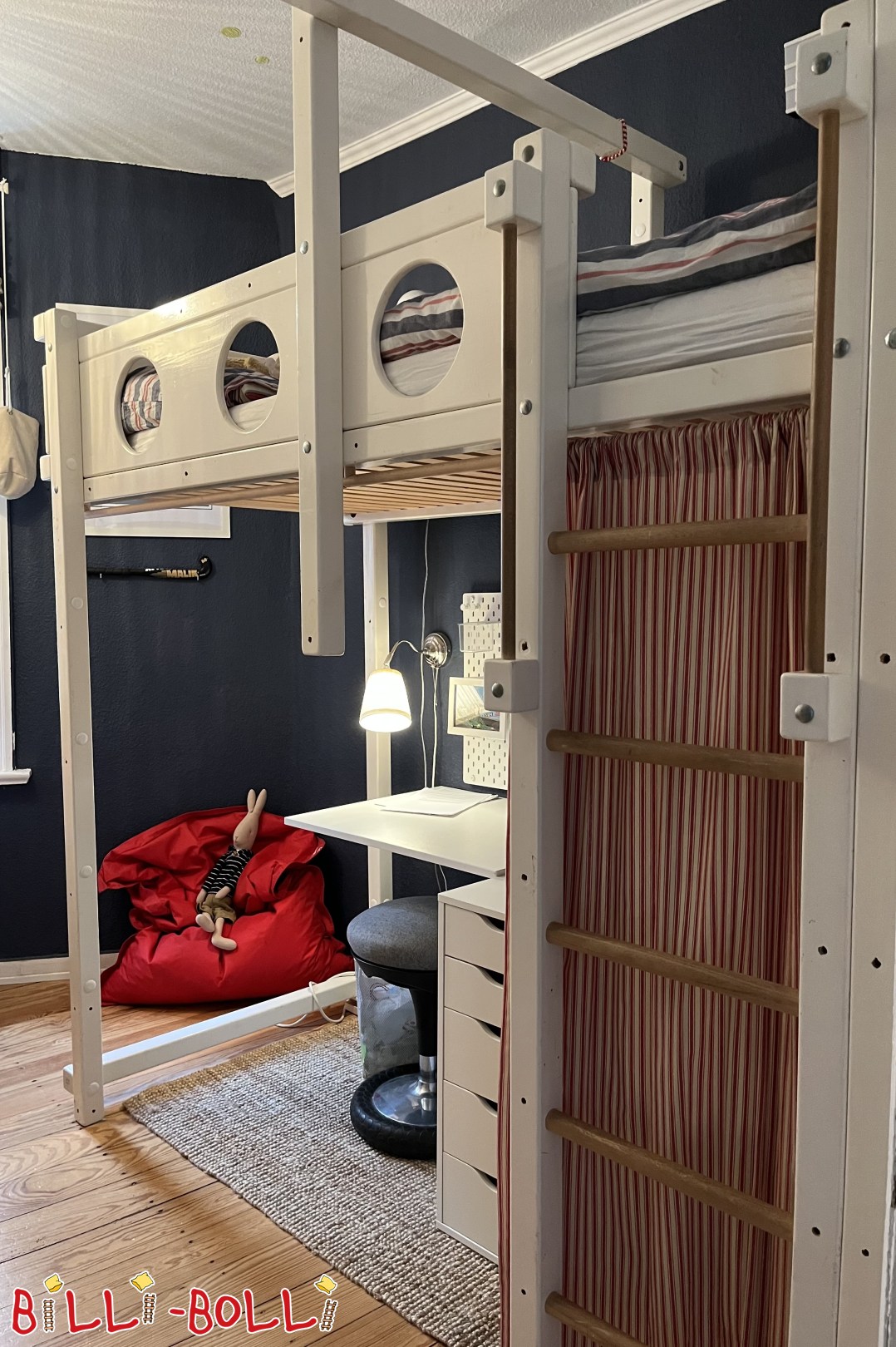 Loftsäng som växer med ditt barn med barngrind i Hamburg (Kategori: Loftsäng som växer med barnet used)