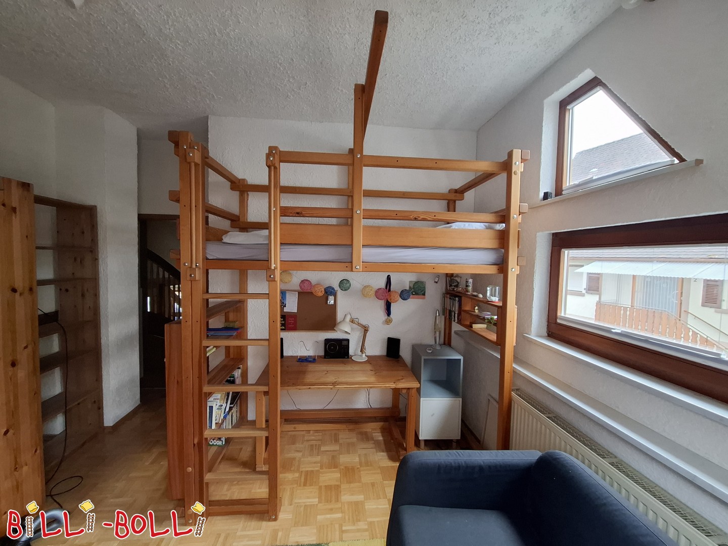 Podesivi potkrovni krevet s iznimno visokim nogama (visina 7), Karlsruhe (Kategorija: Spratni krevet koji raste s vašim djetetom used)