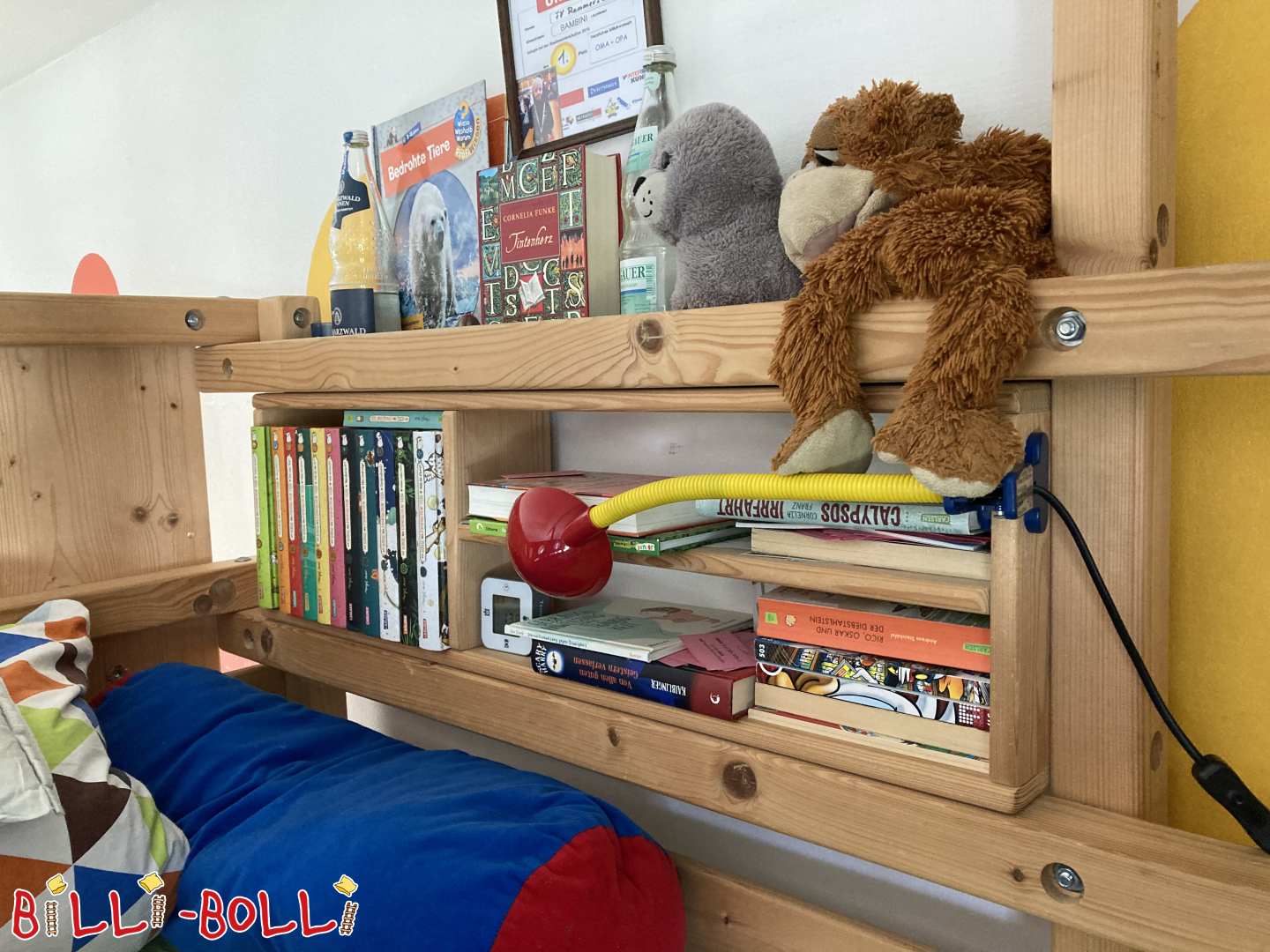 Loft bed with climbing wall that grows with the child (Category: Loft Bed Adjustable by Age pre-owned)