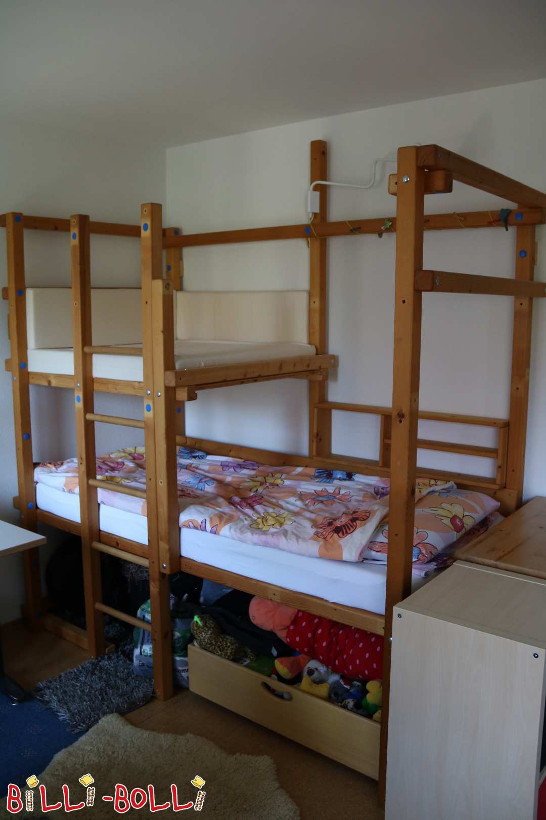 Growing loft bed with cuddly corner extension and bed box (Category: Comfy Corner Bed pre-owned)