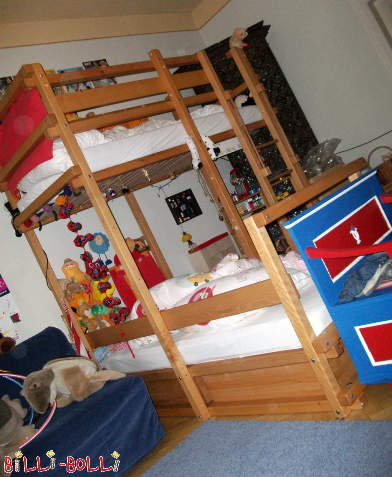 Growing loft bed with over-corner extension (Category: second hand loft bed)