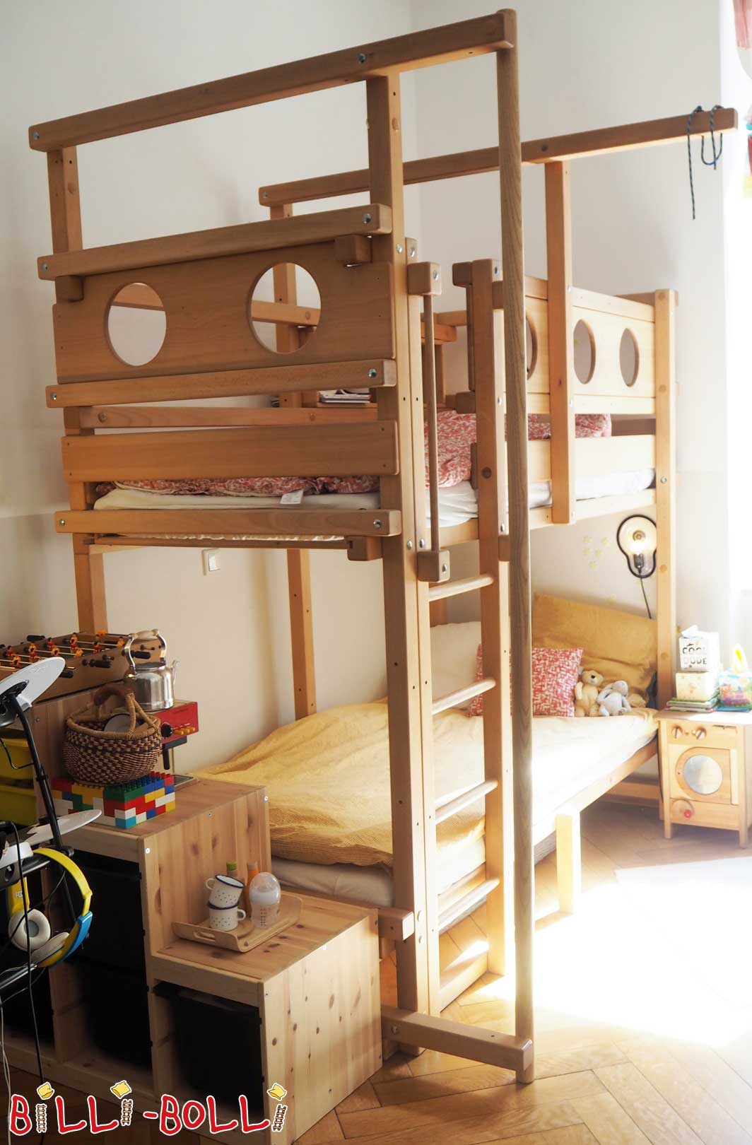 Growing loft bed with second sleeping level (Category: second hand loft bed)