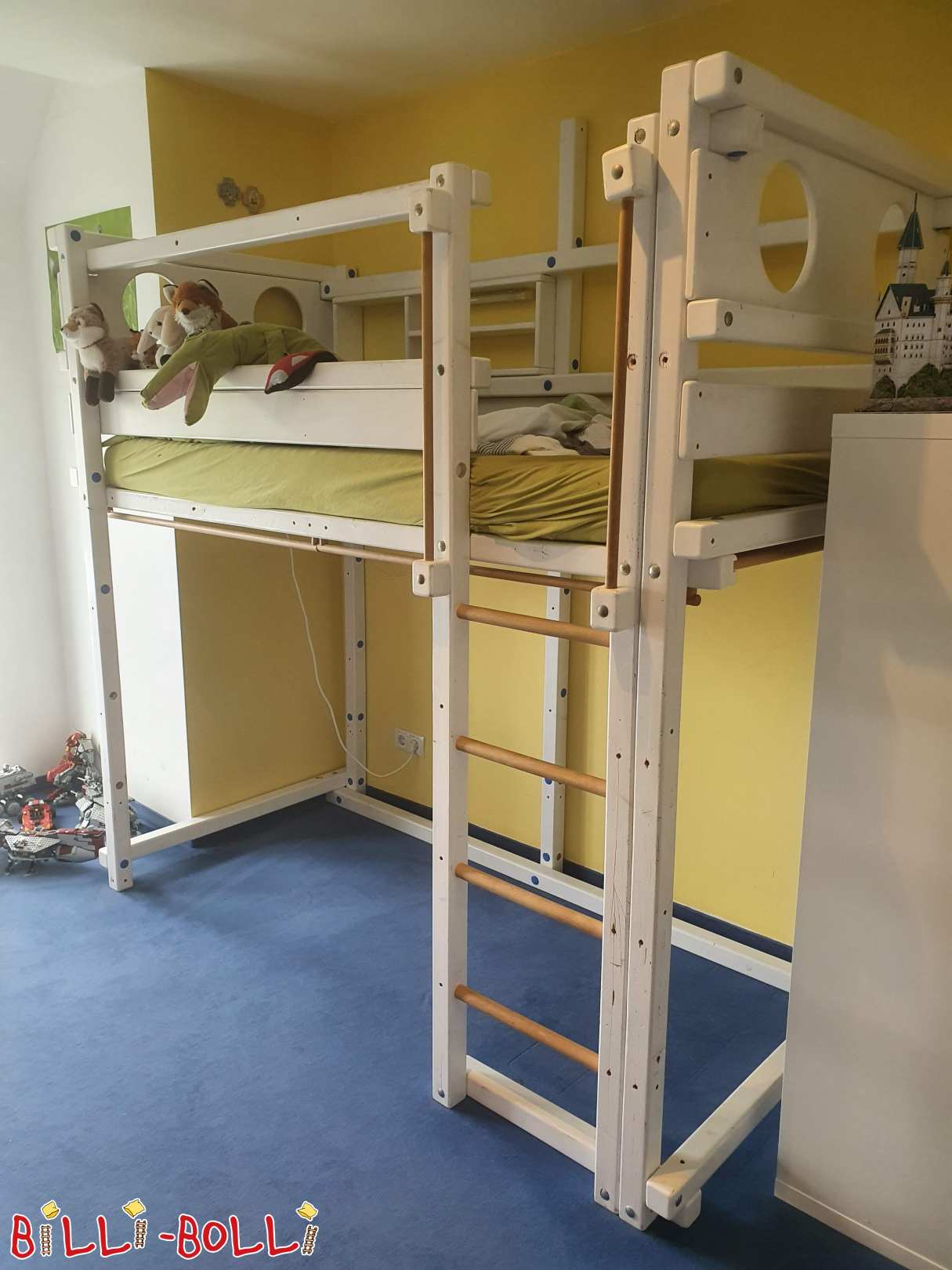 Loftová posteľ, ktorá rastie s dieťaťom (Kategória: Vysoká posteľ rastúca s dieťaťom used)