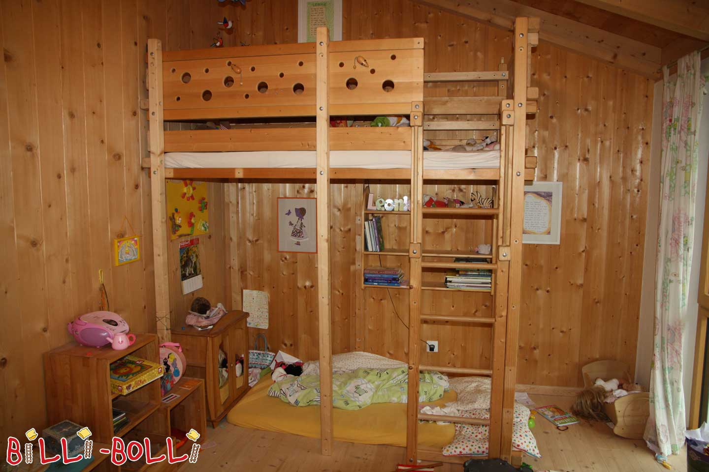 Growing loft bed with mouse boards (Category: second hand loft bed)