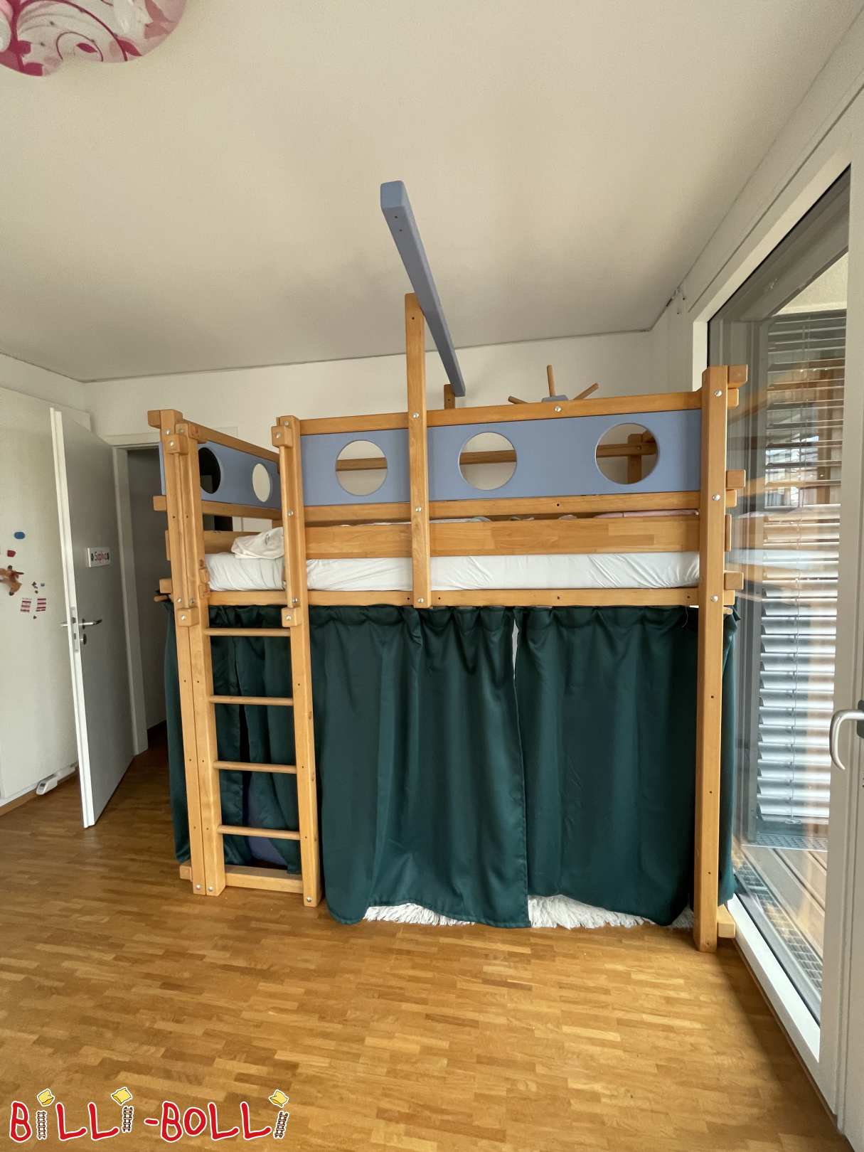 Munich Letto a soppalco in faggio che cresce con il bambino (Categoria: Letto a soppalco trasformabile di seconda mano)