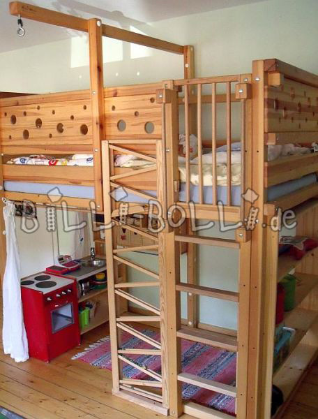 Letto a Soppalco Originale Billi-Bolli con Tanti Accessori (Categoria: letto a soppalco usato)